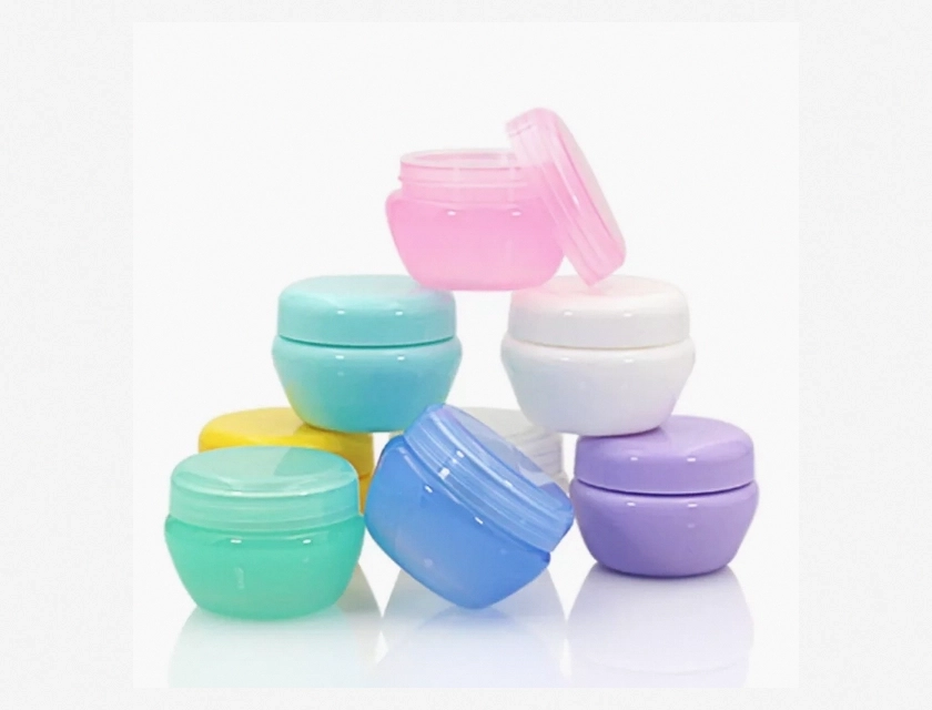 Empty Cosmetic Jars 5g with Inner Lids for Face Cream Lip Balm Travel Size Containers