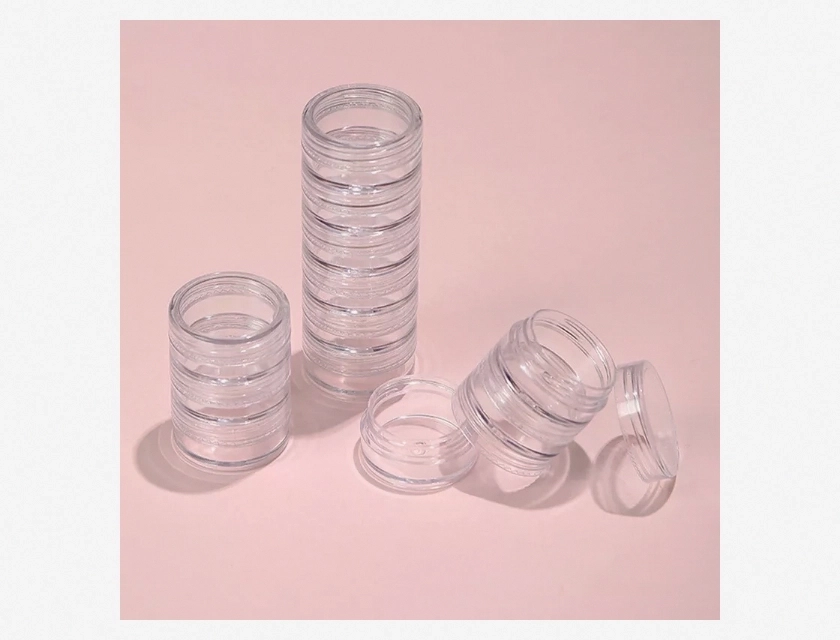 Multilayer Clear Plastic Small Box Jewelry Storage Organizer Container Holder