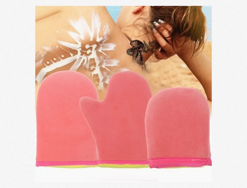 Self Tanning Mitt Kit – Applicator Gloves and Mitts for Body and Face