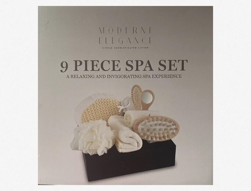 Spa Set Travel Kit with Exfoliating Brushes