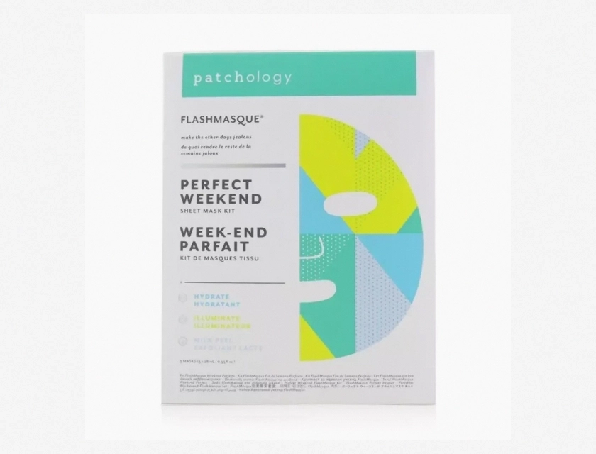 Patchology Flashmasque 5 Minute Sheet Mask Perfect Weekend Kit