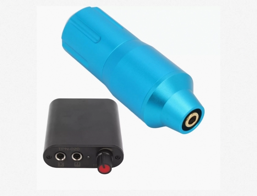 Portable Tattoo Pen Kit with Liner, Shader, and Power Supply