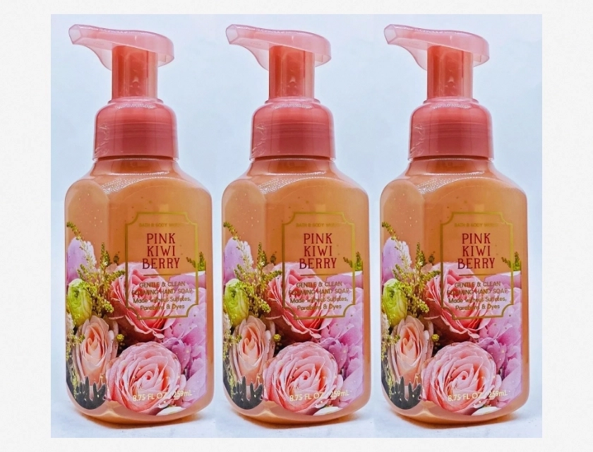 Bath & Body Works Pink Kiwi Berry Gentle Clean Foaming Hand Soap, 80.75 fl oz