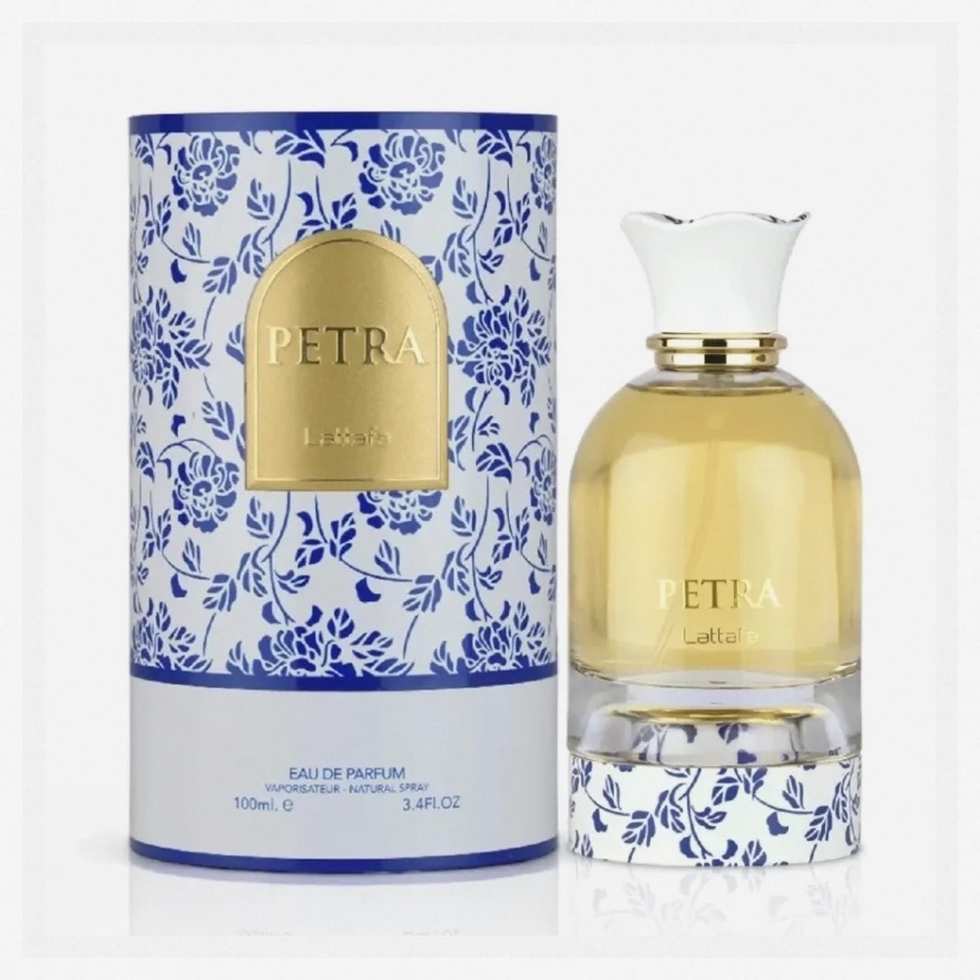 Lattafa Petra Eau De Parfum 100ml Spray for Women and Men, Long-Lasting Perfume, Oriental Floral Scent