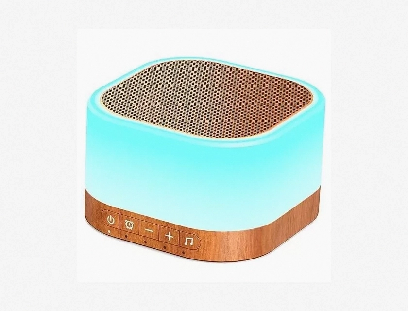 Sound Machine, White Noise Machine with 25 Soothing Sounds and 12 Color Night Light for Sleep