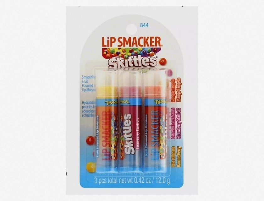 Lip Smacker Skittles Tropical 3-Pack Lip Balm – 844
