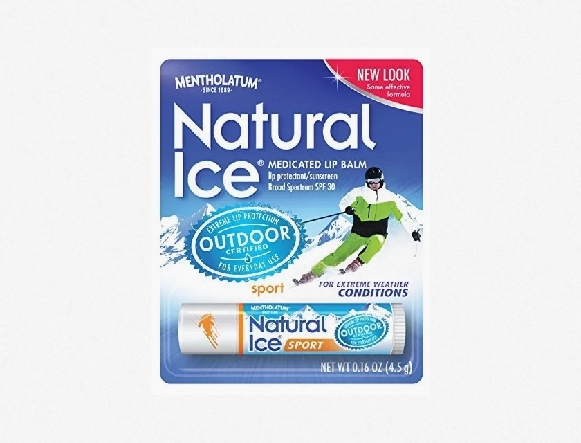 4-Pack Natural Ice Lip Protectant Sunscreen SPF 30, 0.16 oz Each