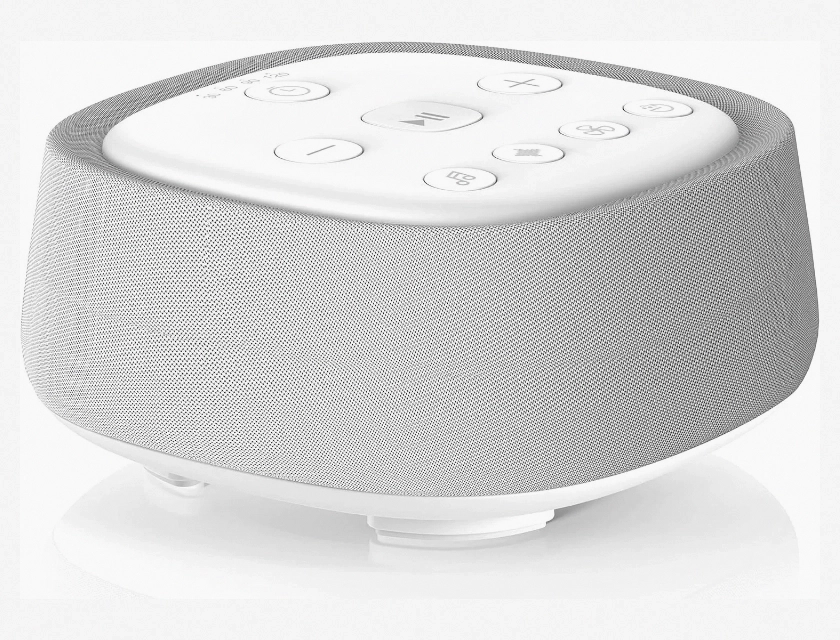 White Noise Machine, Portable Sound Machine for Baby, Kids, and Adults, Gray
