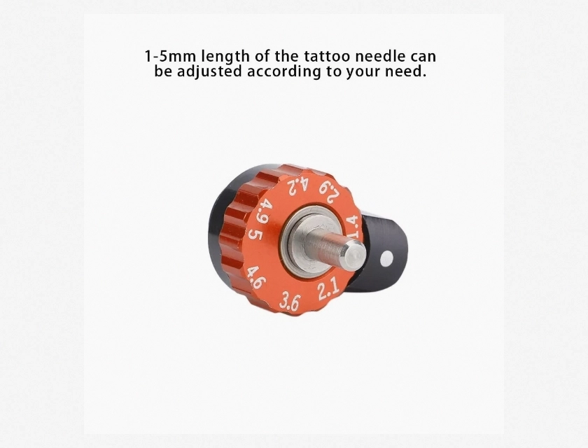 1.5mm Adjustable Direct Drive Tattoo Machine, Wheel Motor