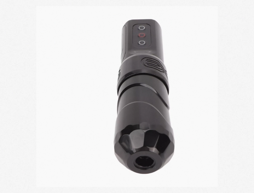 2-in-1 Tattoo Power Supply and Machine with 2400mAh Battery, Coreless Motor, Liner Shader
