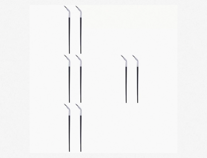 Folding Angle Brush 4 Pieces Lower Lash Makeup Brush