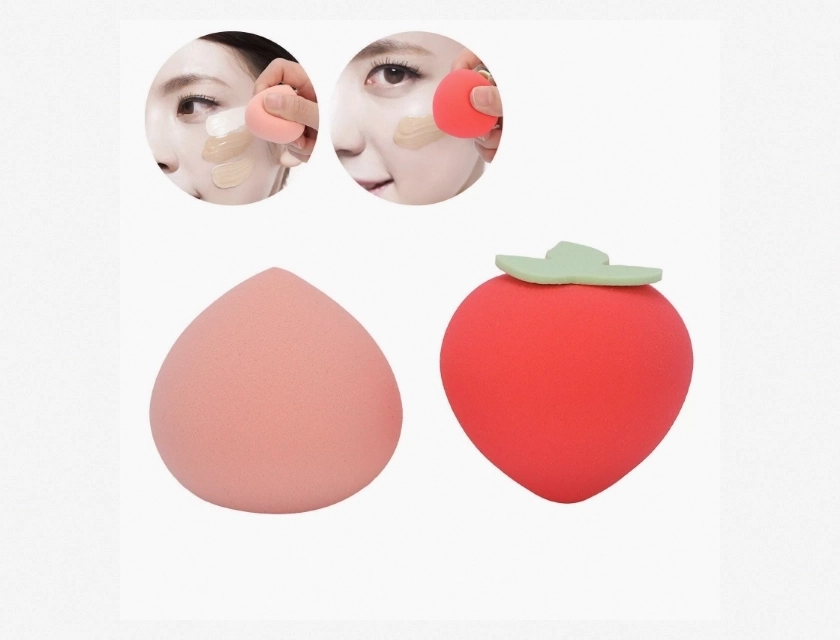 Fruit Shaped Makeup Sponges Set – 6 Pack Foundation Blending Sponges for Flawless Application