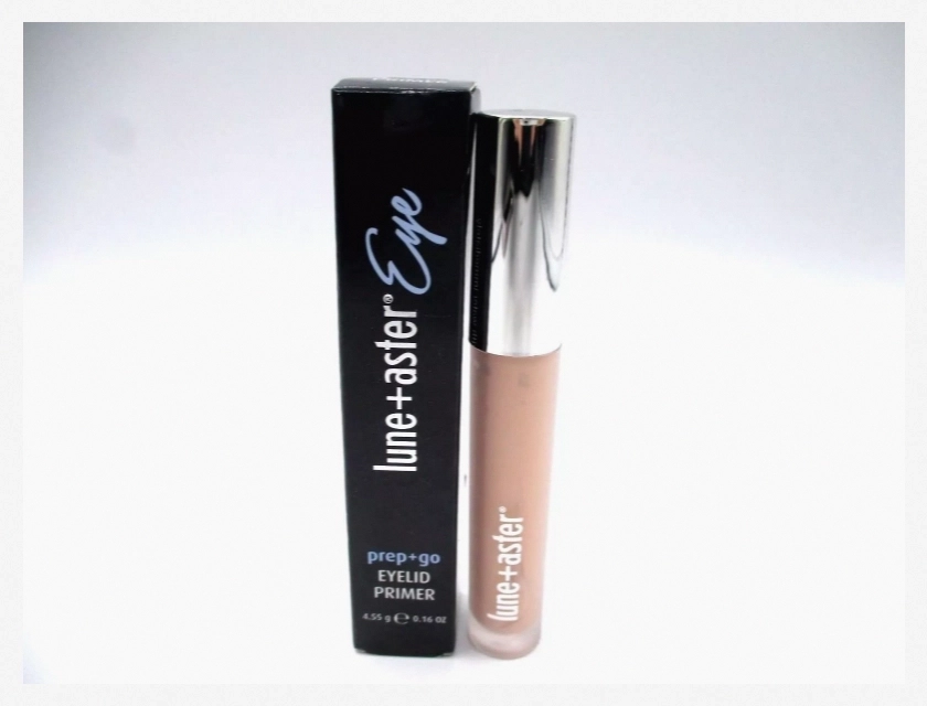 Lune + Aster Prep + Go Eyelid Primer, 0.16 oz – Long-Lasting Eyeshadow Base for Smooth Application