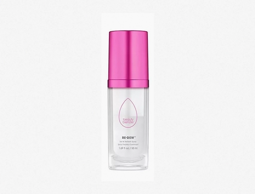 beautyblender Re-Dew Set & Refresh Spray, Long-Lasting Makeup Setting Spray with Hydrating Formula