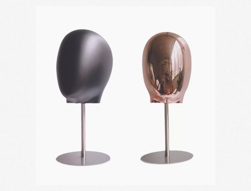Mannequin Head for Styling Display – Wig Stand with Adjustable Clamp for Wigs, Hair Accessories, Glasses, and Hats