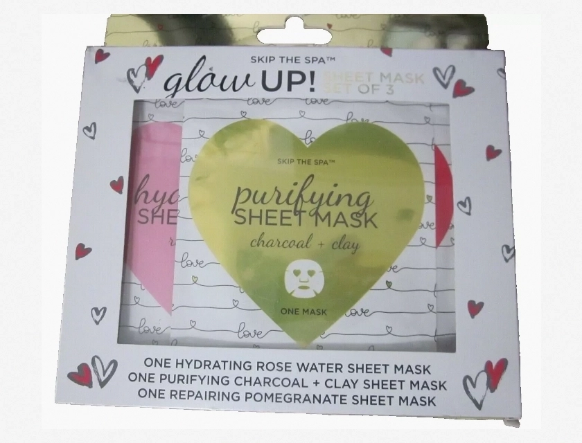 Jean Pierre Set of 3 Purifying Hydrating Repairing Sheet Masks for Facial Care