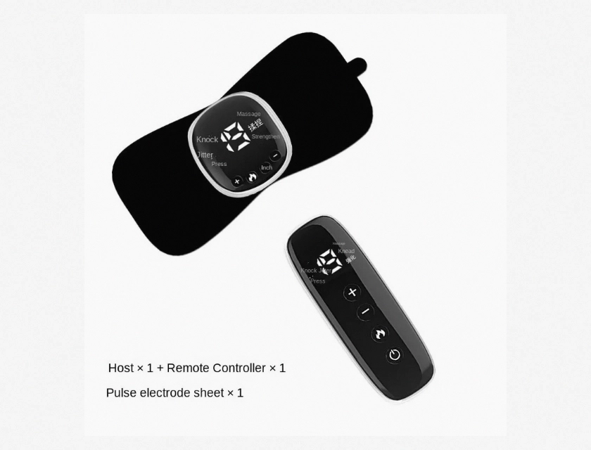Multifunctional Remote Control Heated Cervical Spine Massage Sticker – Portable Neck Pain Relief, Adjustable Heat & Vibration, Home Office Car Use
