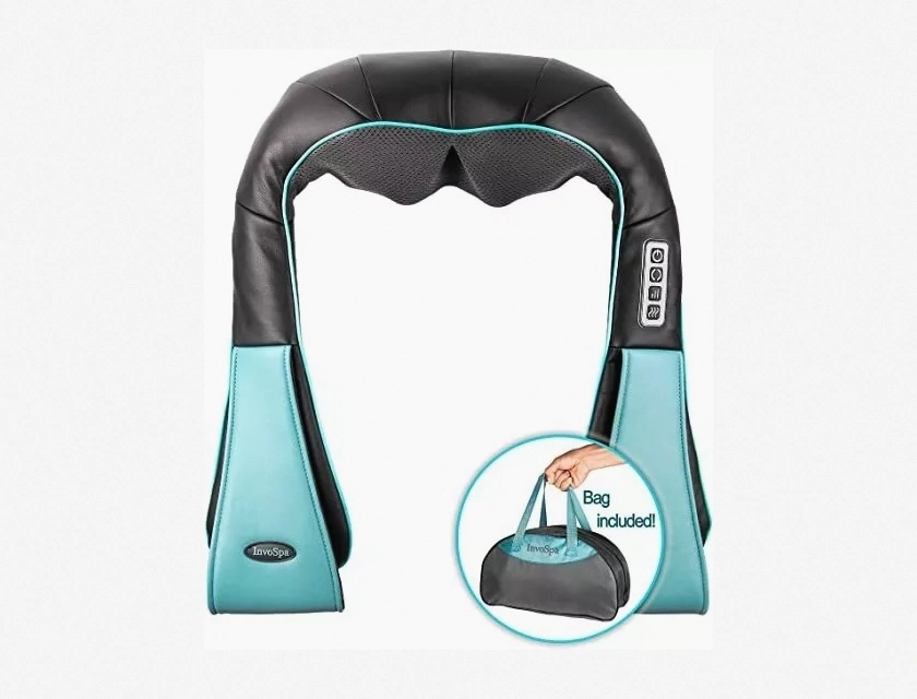 Shiatsu Back Shoulder and Neck Massager with Heat Deep Tissue 3D Kneading