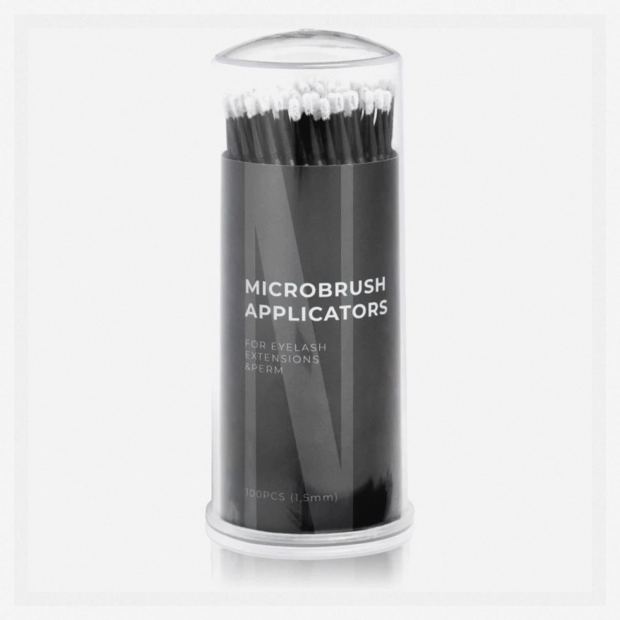 Nanolash Microbrush Applicators 1.5 mm 100 Count for Eyelash Extensions