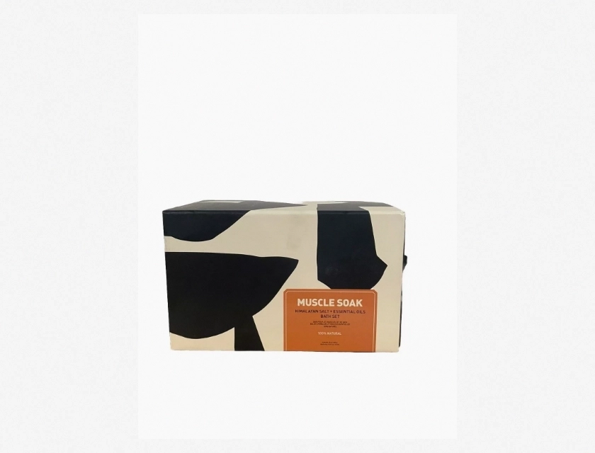 Way of Will Muscle Soak Bath Set with Himalayan Salt and Essential Oils for Muscle Relief