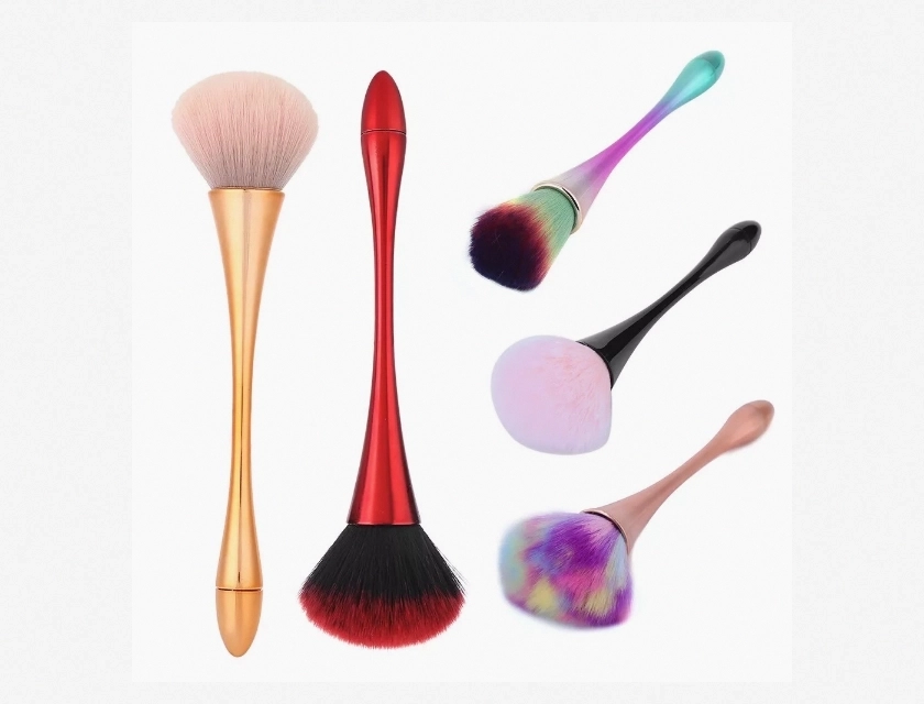 Soft Nail Dust Cleaning Brush for Nail Art Powder Removal, Manicure Brush
