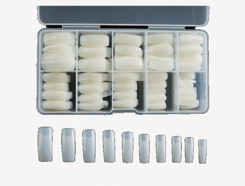 500 Pieces Half Cover Acrylic False Nail Tips for Nail Art Decoration