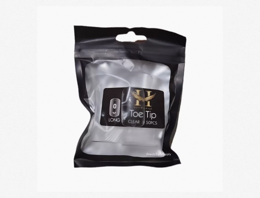 Hang Tip Refill Bag Long Toe Tips Size 0 50 Count