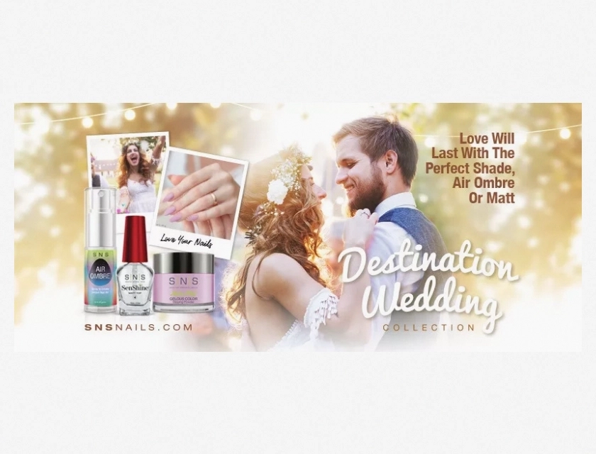 SNS Nail Color Dipping Powder Destination Wedding Collection DW 1.5 oz