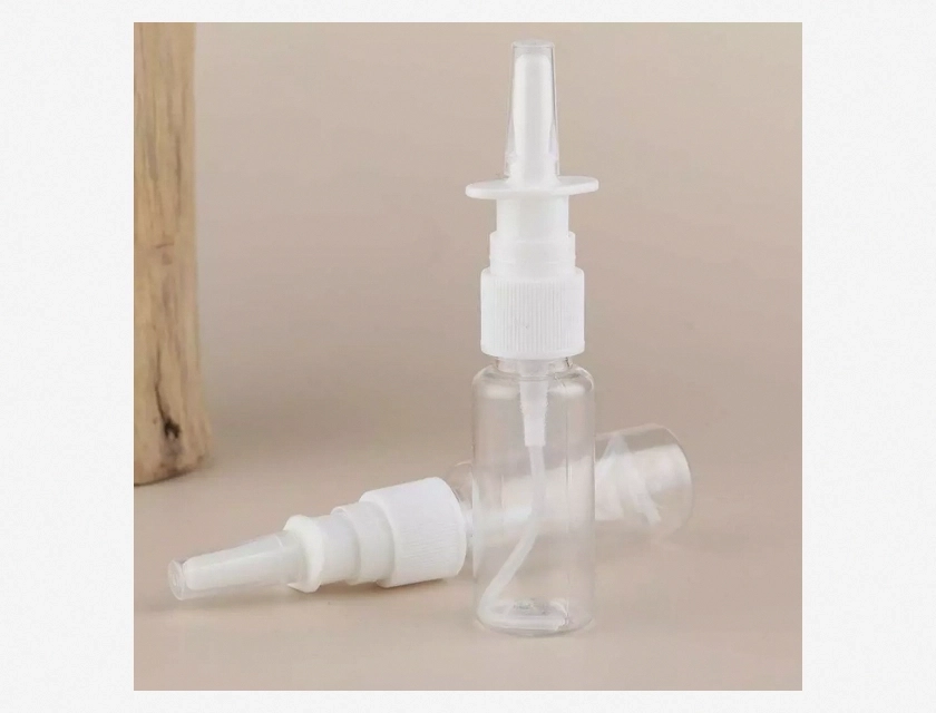 Empty Plastic Nasal Spray Bottles Refillable Fine Mist Atomizer 10ml Travel Size