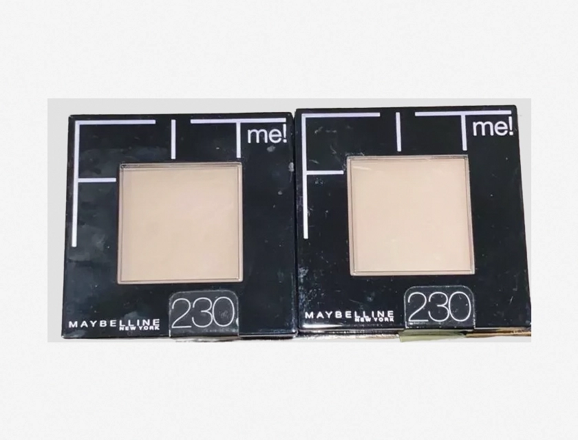 Maybelline Natural Buff Pressed Powder 230, 0.3 oz (Pack of 2)
