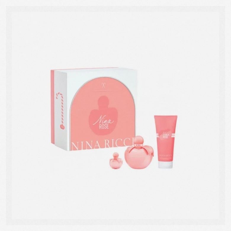 Nina Rose Eau De Toilette Spray 50ml, 3-Piece Set