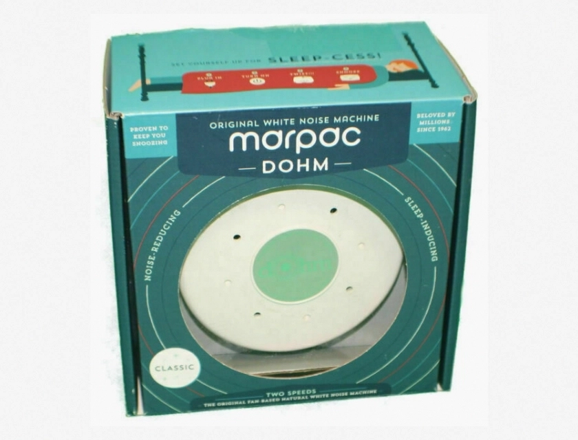 Marpac Dohm Classic White Noise Machine, White, for Sleeping and Relaxation
