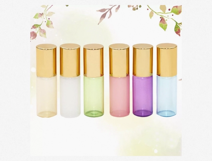6-Piece Deodorant Container Set for Essential Oils and Travel