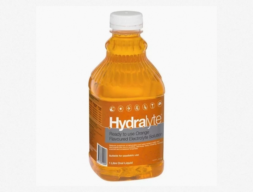Hydralyte Electrolyte Solution Orange 1 Liter