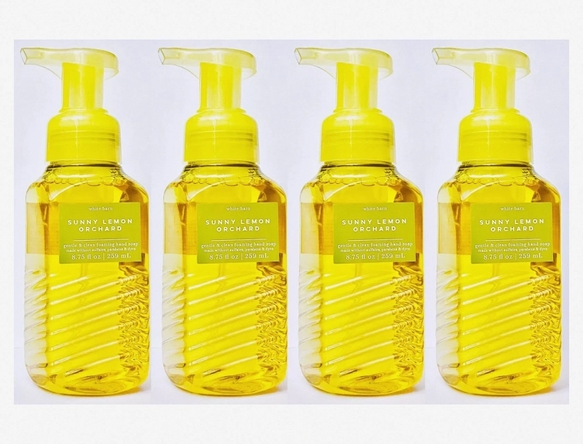 Bath & Body Works Sunny Lemon Orchard Gentle Clean Foaming Hand Soap, 80.75 fl oz
