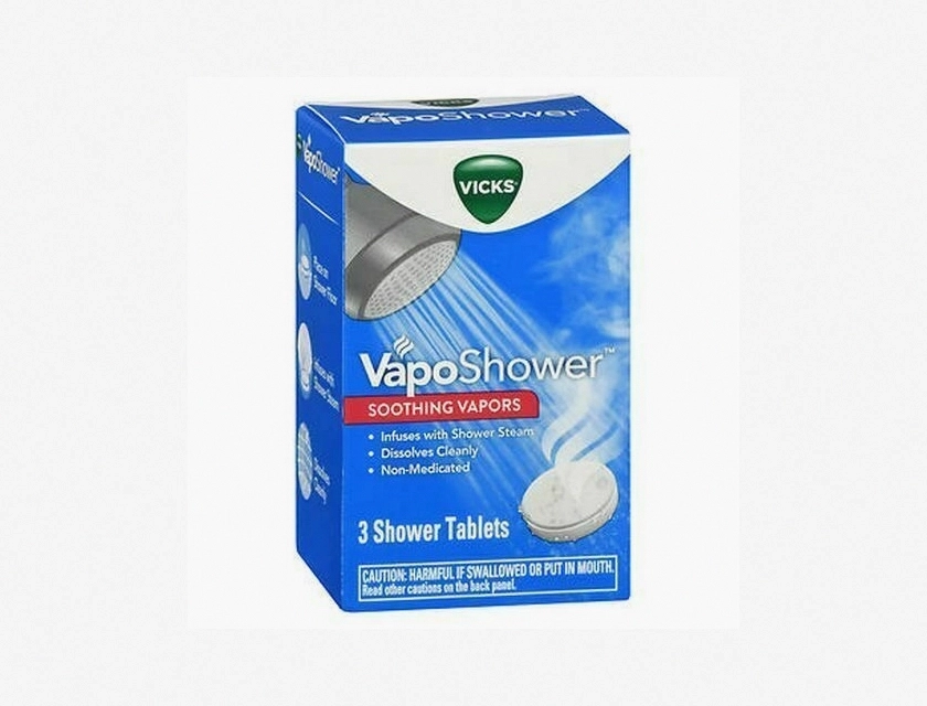 Vicks VapoShower, 8 Count, Vaporizing Shower Tablets for Steam Relief