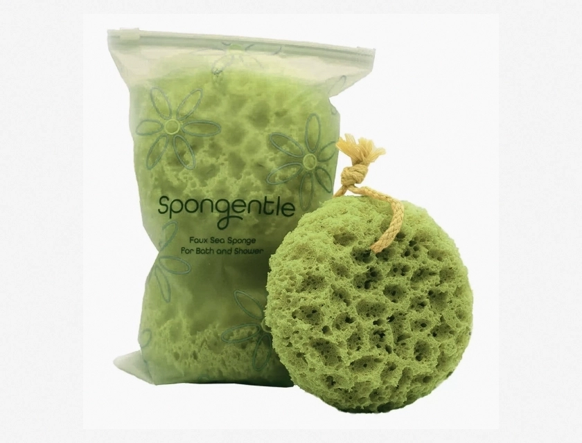 Spongentle Deep Cleansing Body Loofah Sponge, 3-Pack – Exfoliating Bath Sponges for Smooth Skin