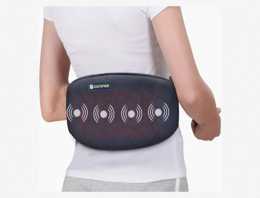 Heating Pad for Back Pain with Vibration Massage and Auto Shut Off
