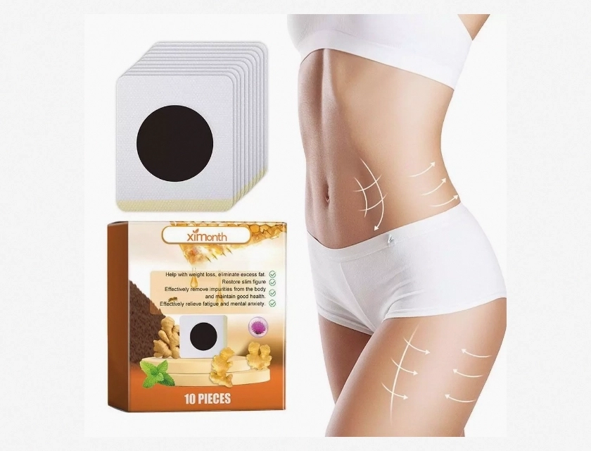Bee Venom Slim Patches for Lymphatic Drainage Weight Loss, 10 Count
