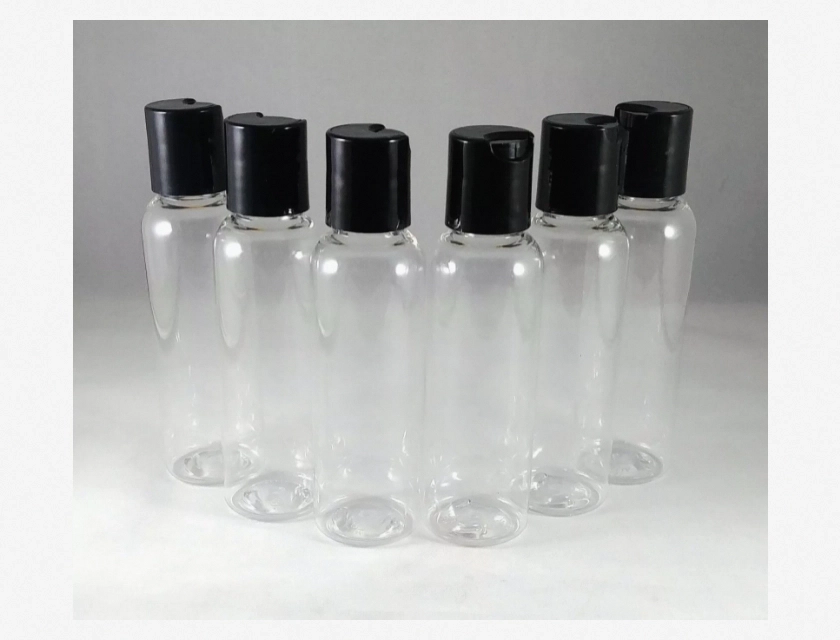 Clear PET Plastic Dispensing Bottle – Cosmo Round, Bullet Imperial, Multi Sizes 2Oz