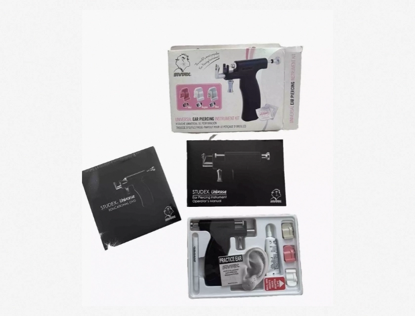 Studex Ear Piercing Gun Kit – Professional Sterile Piercing System for Safe and Easy Use