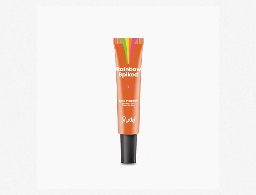 Rude Cosmetics Rainbow Spiked Vibrant Base Pigment Orange, Highly Pigmented Loose Eyeshadow, Long-Lasting Wear