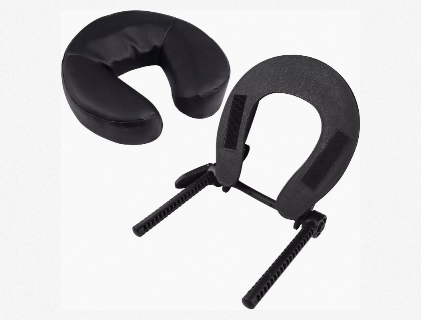 Adjustable Face Cradle Pillow for Massage Tables, Comfortable Spa Bed Headrest
