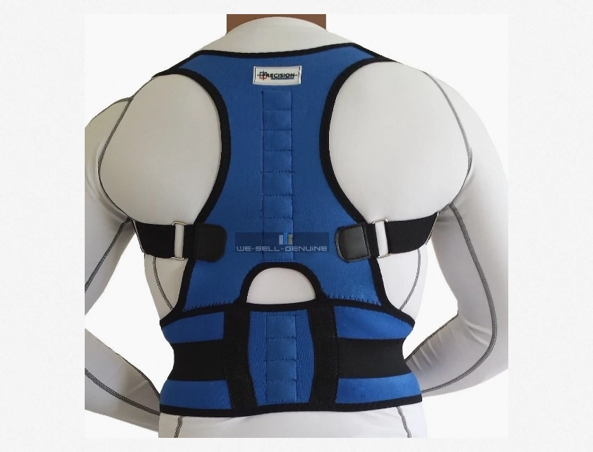 Neoprene Magnetic Posture Corrector Back Brace for Lumbar and Shoulder Support
