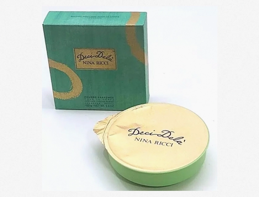 Nina Ricci Deci Dela Perfumed Dusting Powder, 5.3 oz (150g) – Luxury Scented Body Powder