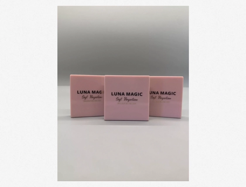 Luna Magic Soft Perfection Foundation Powder Mini, Tan, 0.10 oz, 3 Count