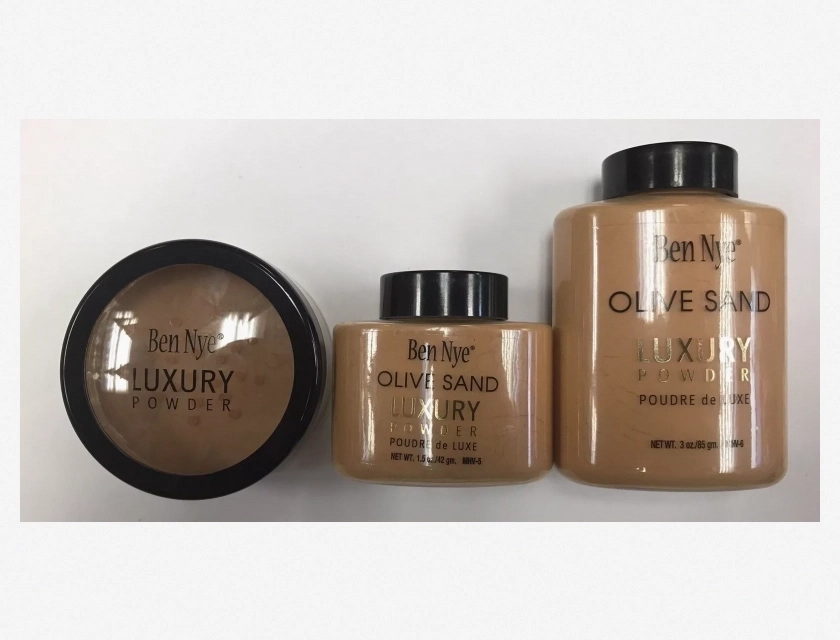 Ben Nye Luxury Powder Olive Sand, 0.92 oz, 1.5 oz, 3 oz