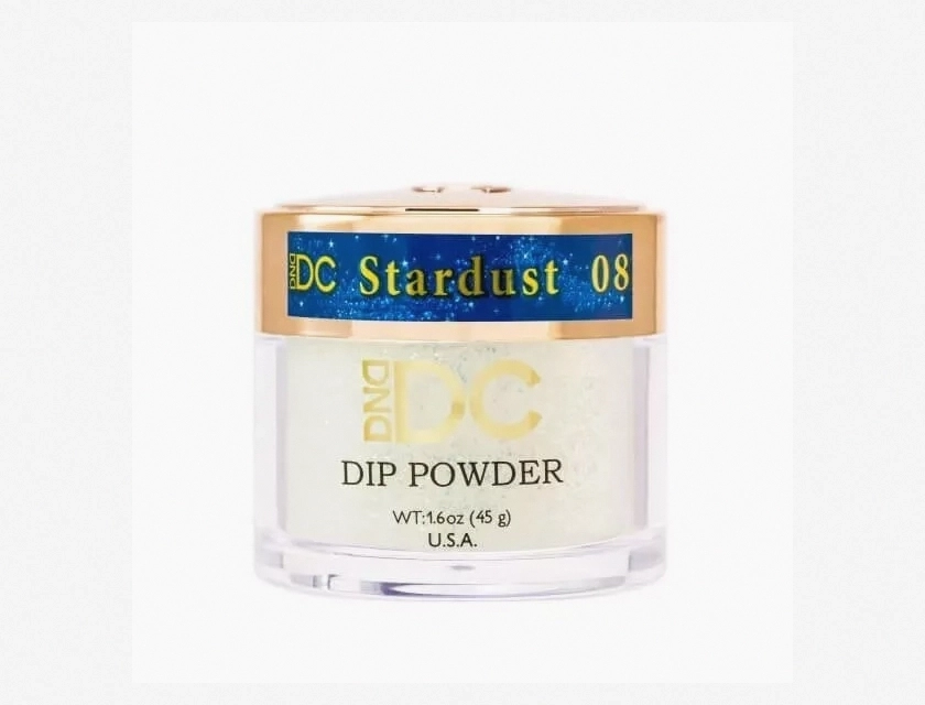 DND DC Stardust Powder 1.6 oz #08 – Nail Art Glitter Dust