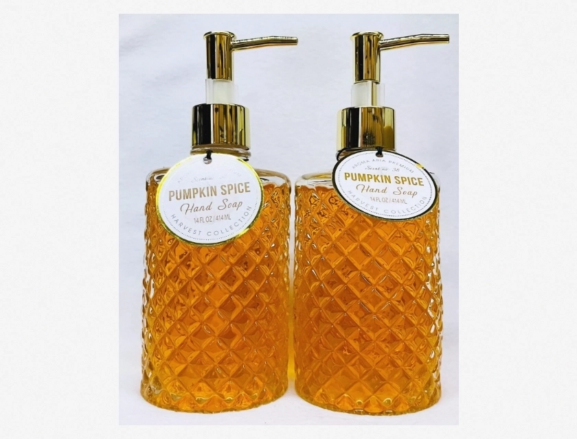 Bath & Body Works Pumpkin Spice Gentle Foaming Hand Soap, 14 oz, Pack of 2