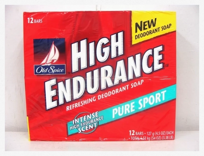 Old Spice High Endurance Pure Sport Deodorant Soap Bar, 13 Count